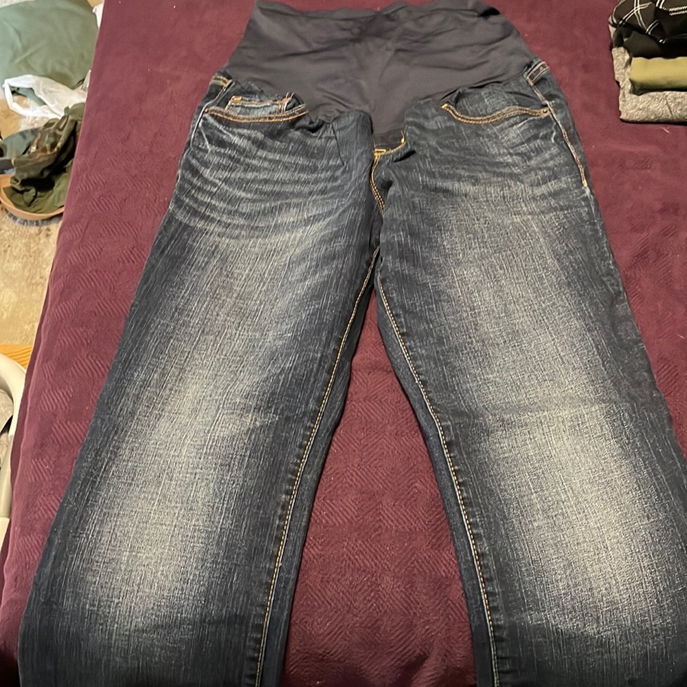 Old Navy maternity boot cut jeans!